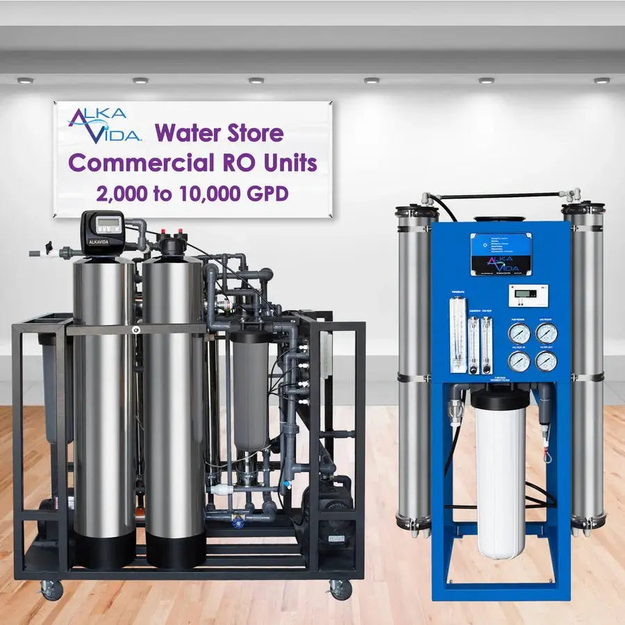 AlkaVida Water Store Equipment - Clean River Water Store