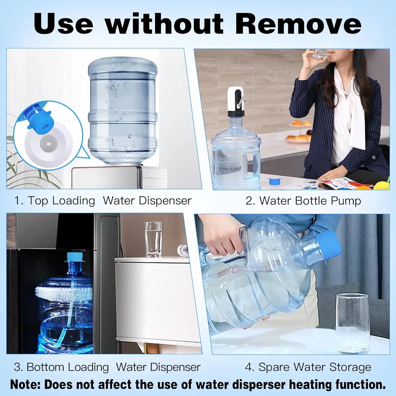 Reusable Food Grade Silicon Water Jug Cap - My Store