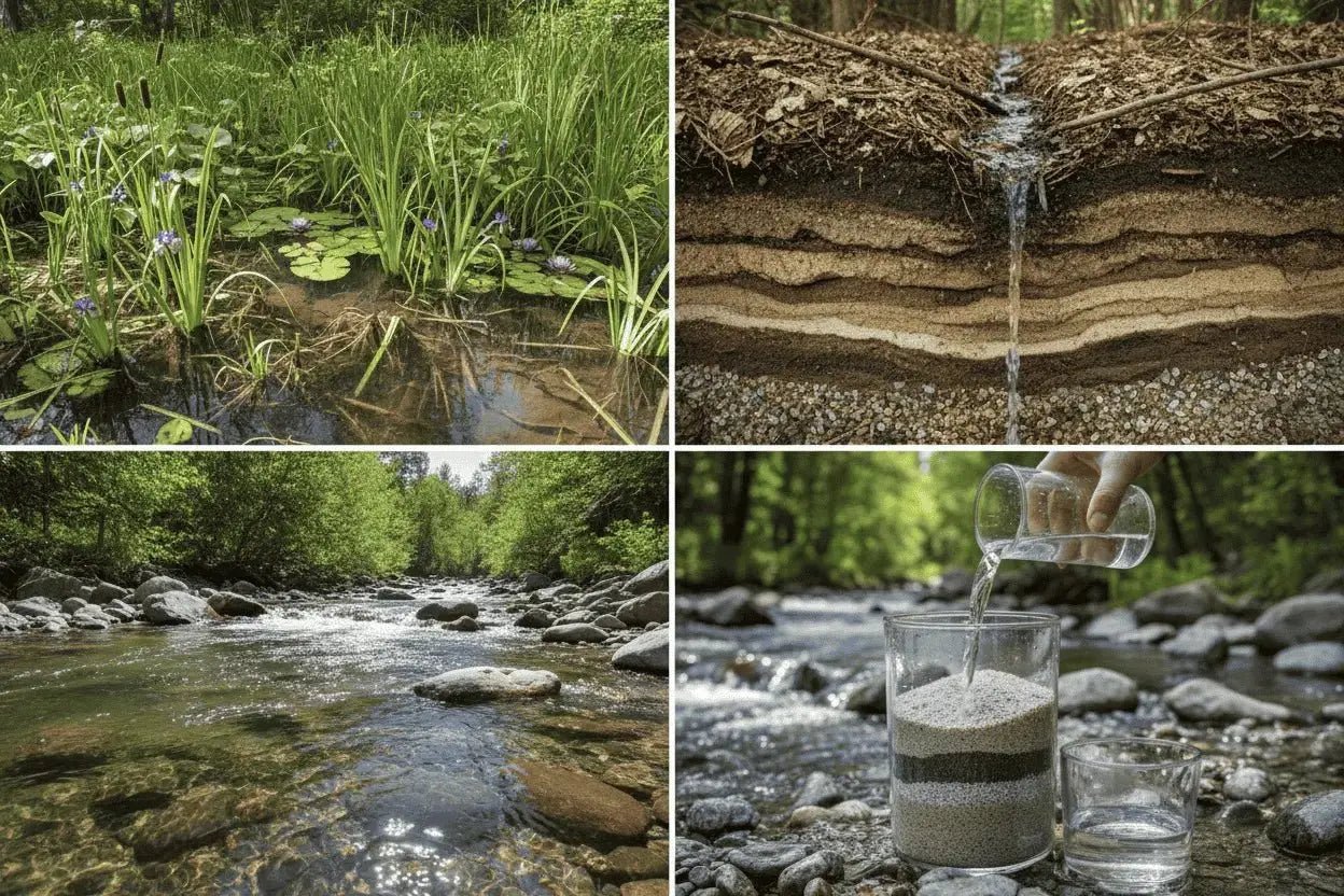 Natural Water Purification: How Nature Filters Water Naturally - Clean River Water Store