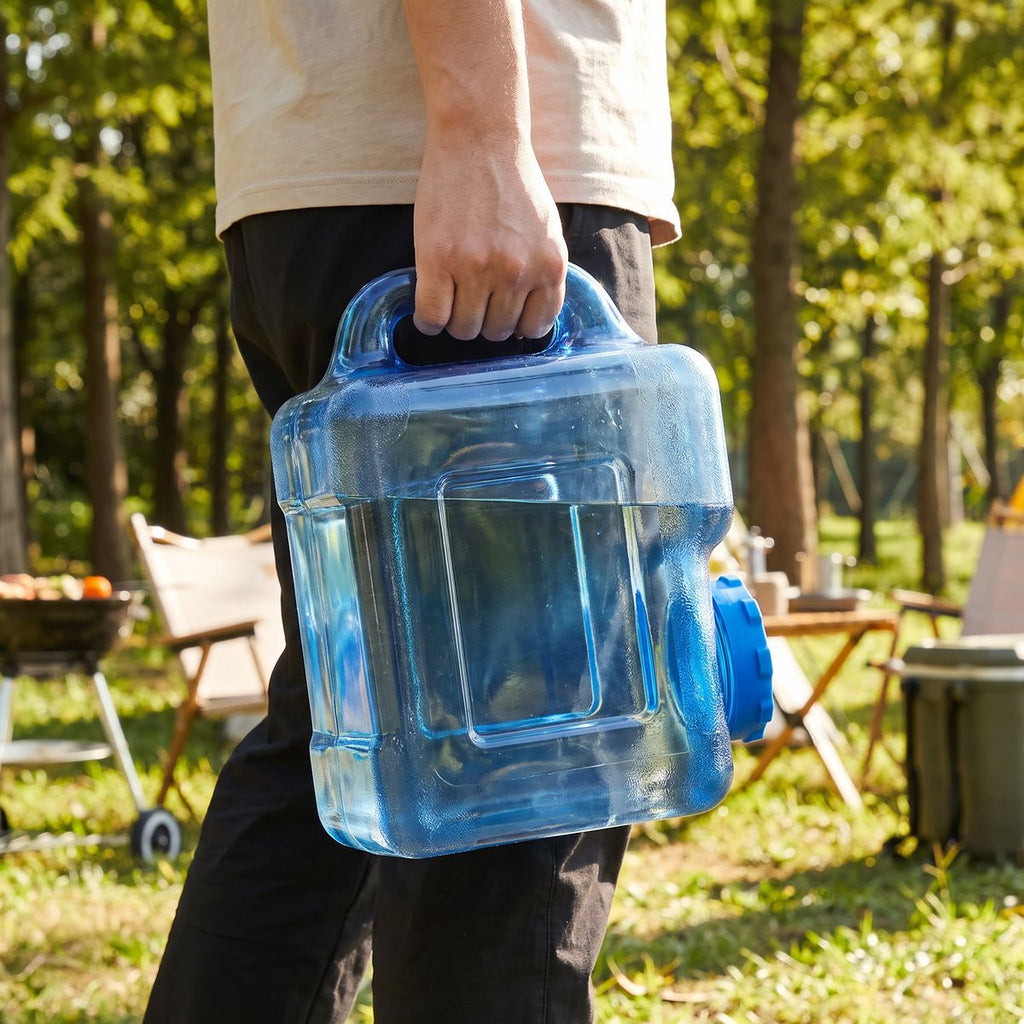 1 Gallon BPA Free Square Bottle with Handle - Clean River Water Store