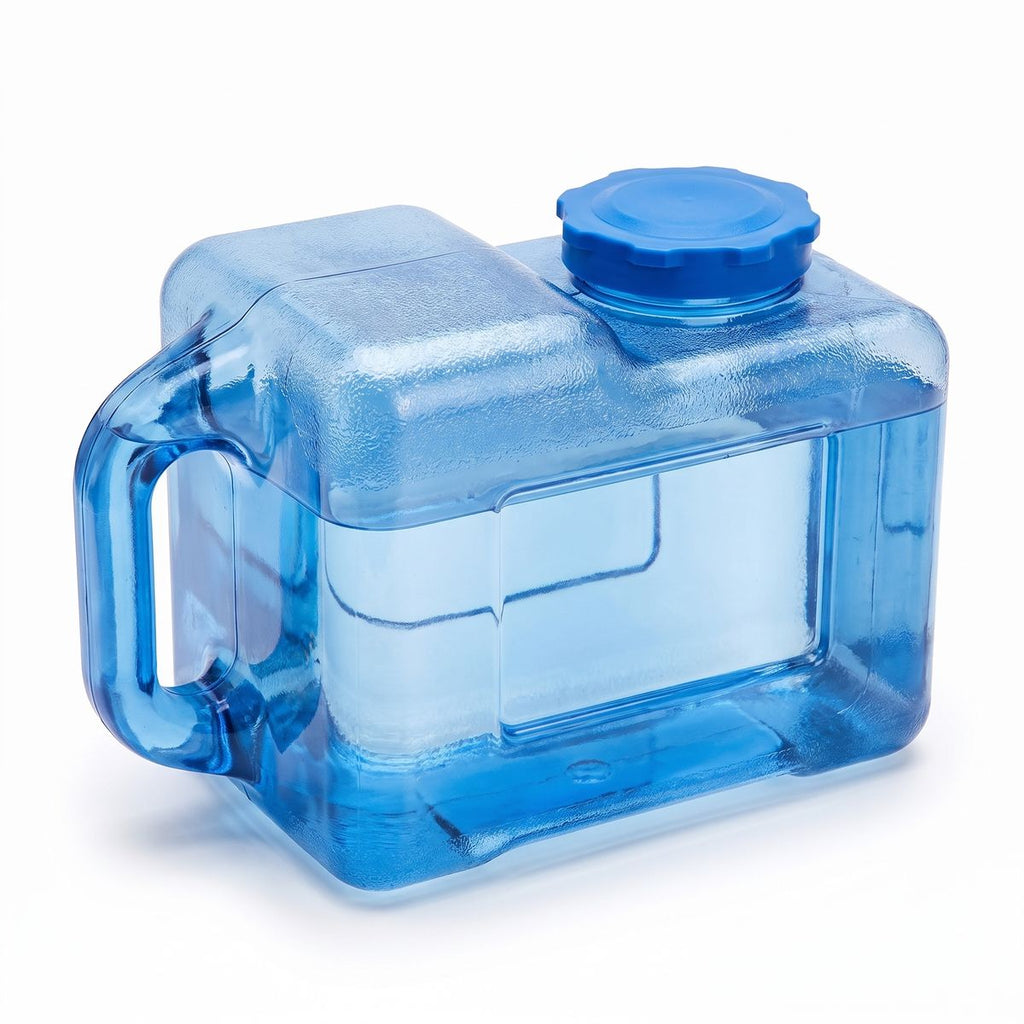 1 Gallon BPA Free Square Bottle with Handle - Clean River Water Store