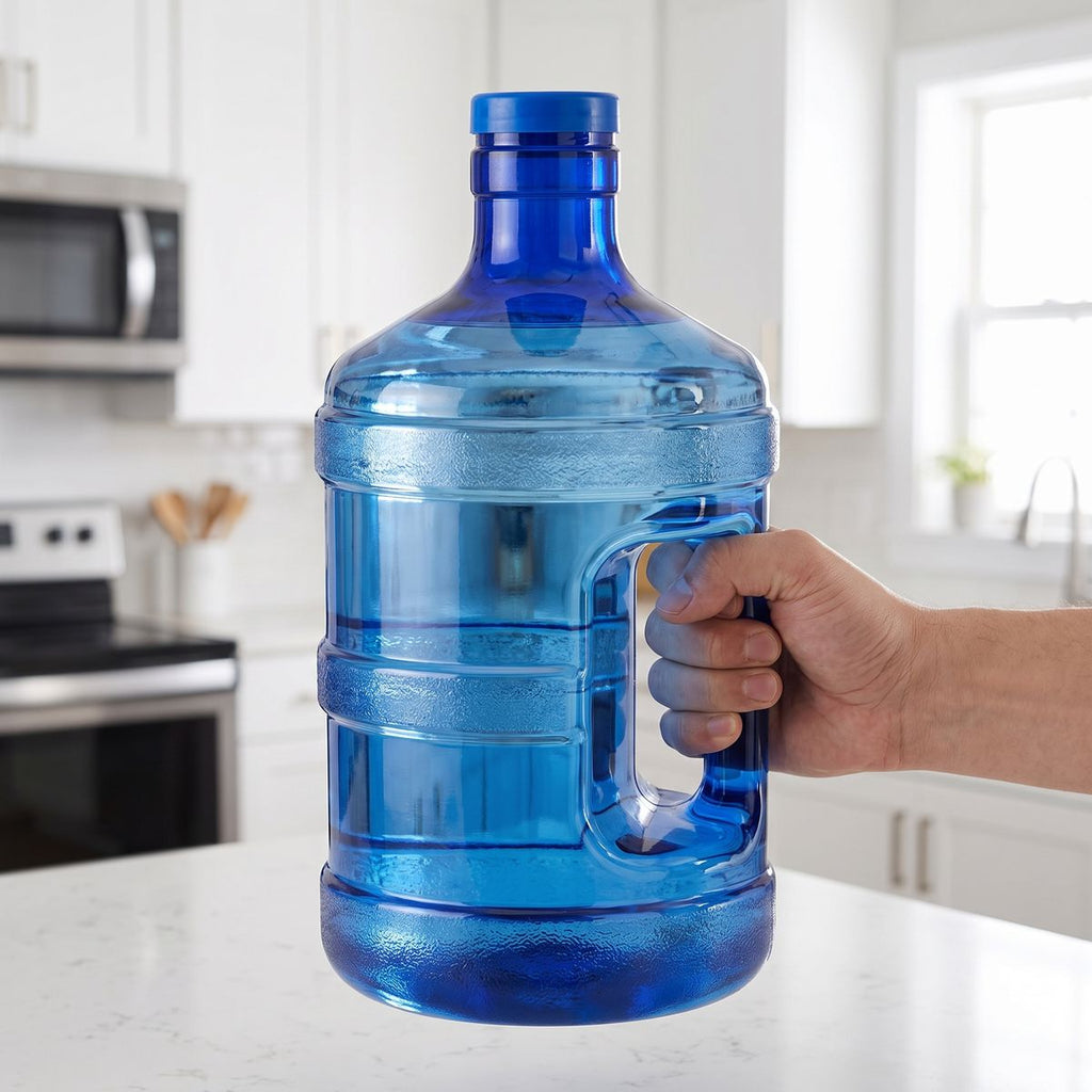 1 Gallon BPA Free Water Bottle, Blue - Clean River Water Store