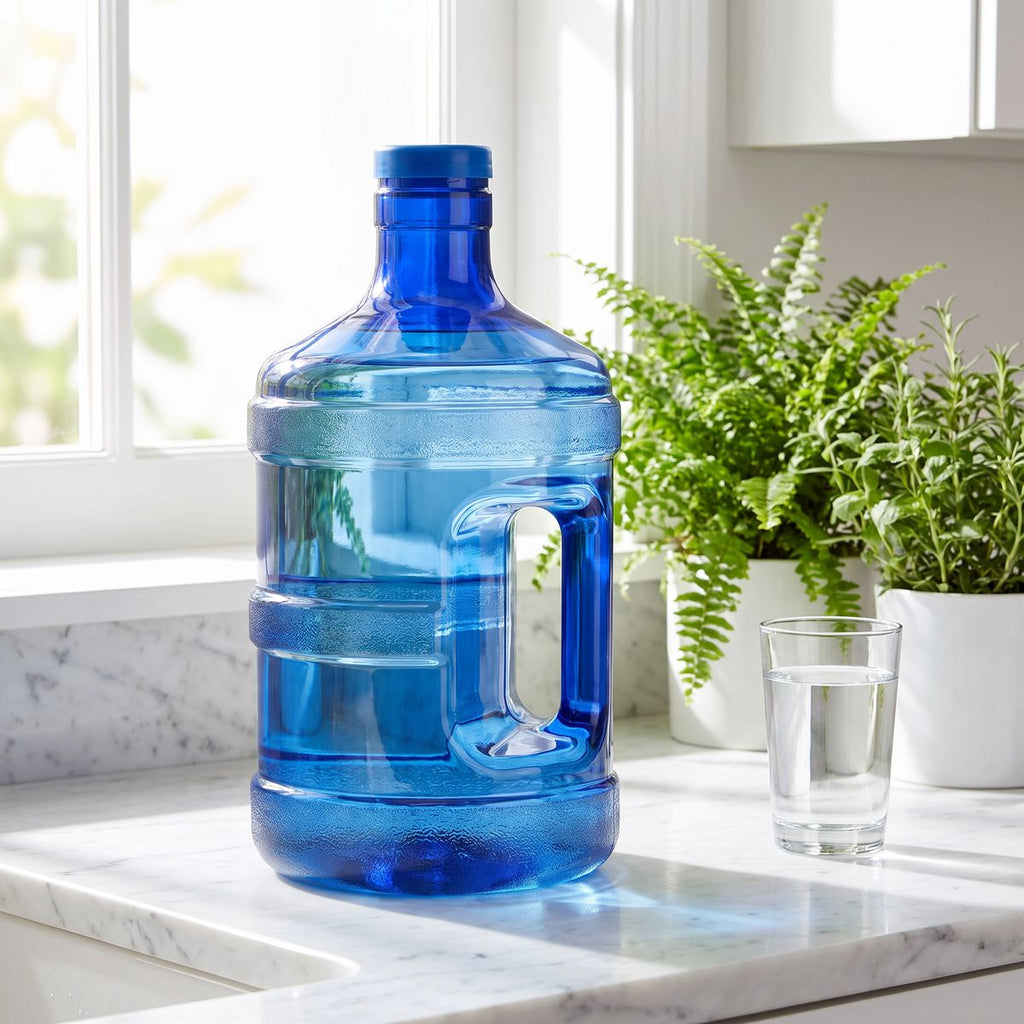 1 Gallon BPA Free Water Bottle, Blue - Clean River Water Store
