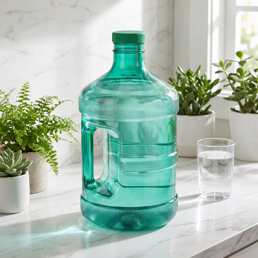 1 Gallon BPA Free Water Bottle, Green - Clean River Water Store