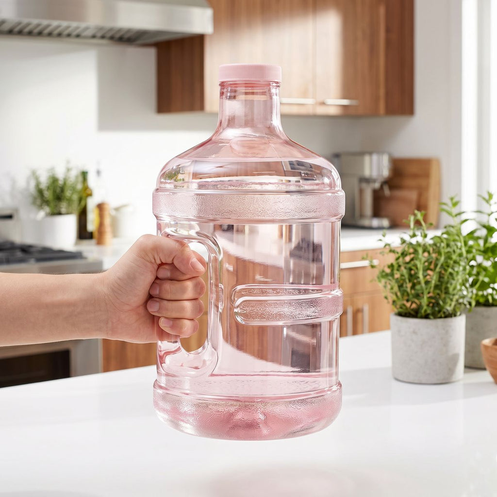 1 Gallon BPA Free Water Bottle, Pink - Clean River Water Store