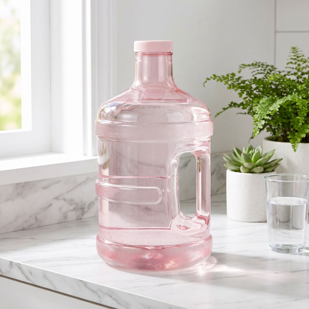 1 Gallon BPA Free Water Bottle, Pink - Clean River Water Store