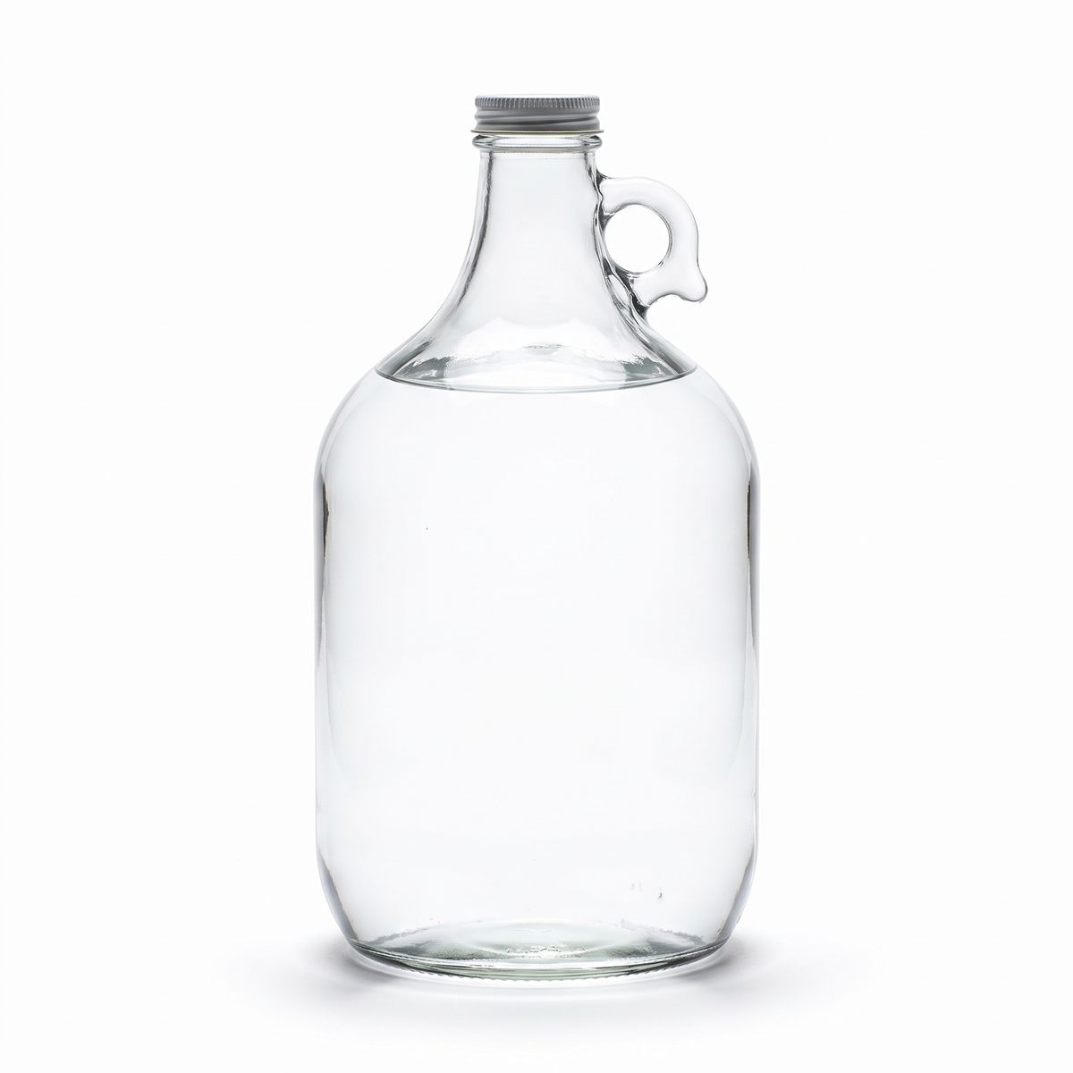1 Gallon Glass Water Bottle with Cap - Clean River Water Store