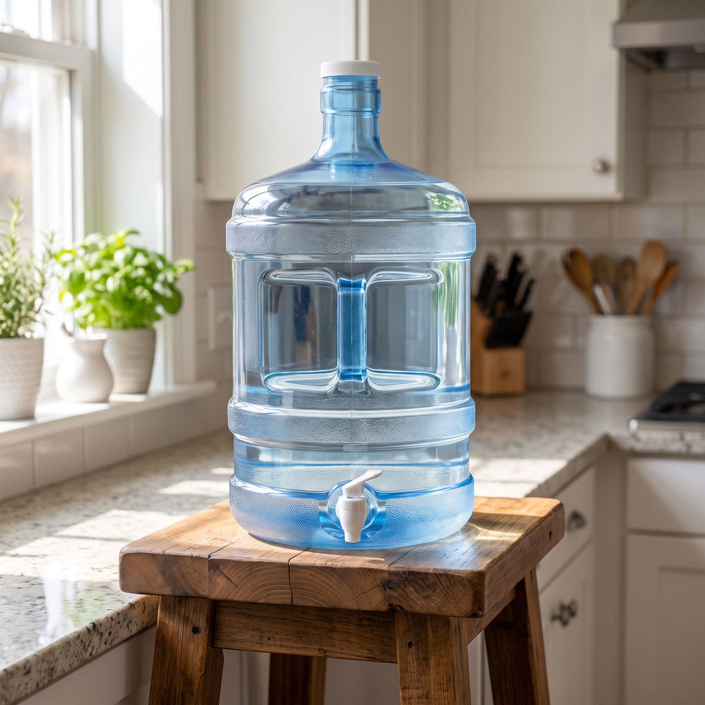 3 Gallon BPA Free Bottle with Valve - Clean River Water Store