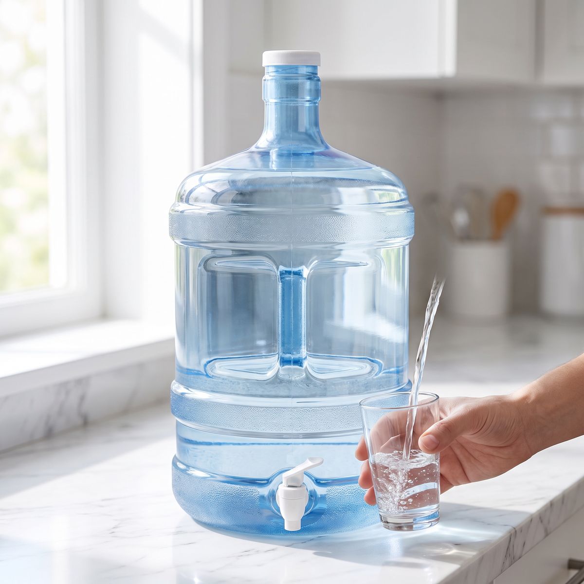 3 Gallon BPA Free Bottle with Valve - Clean River Water Store