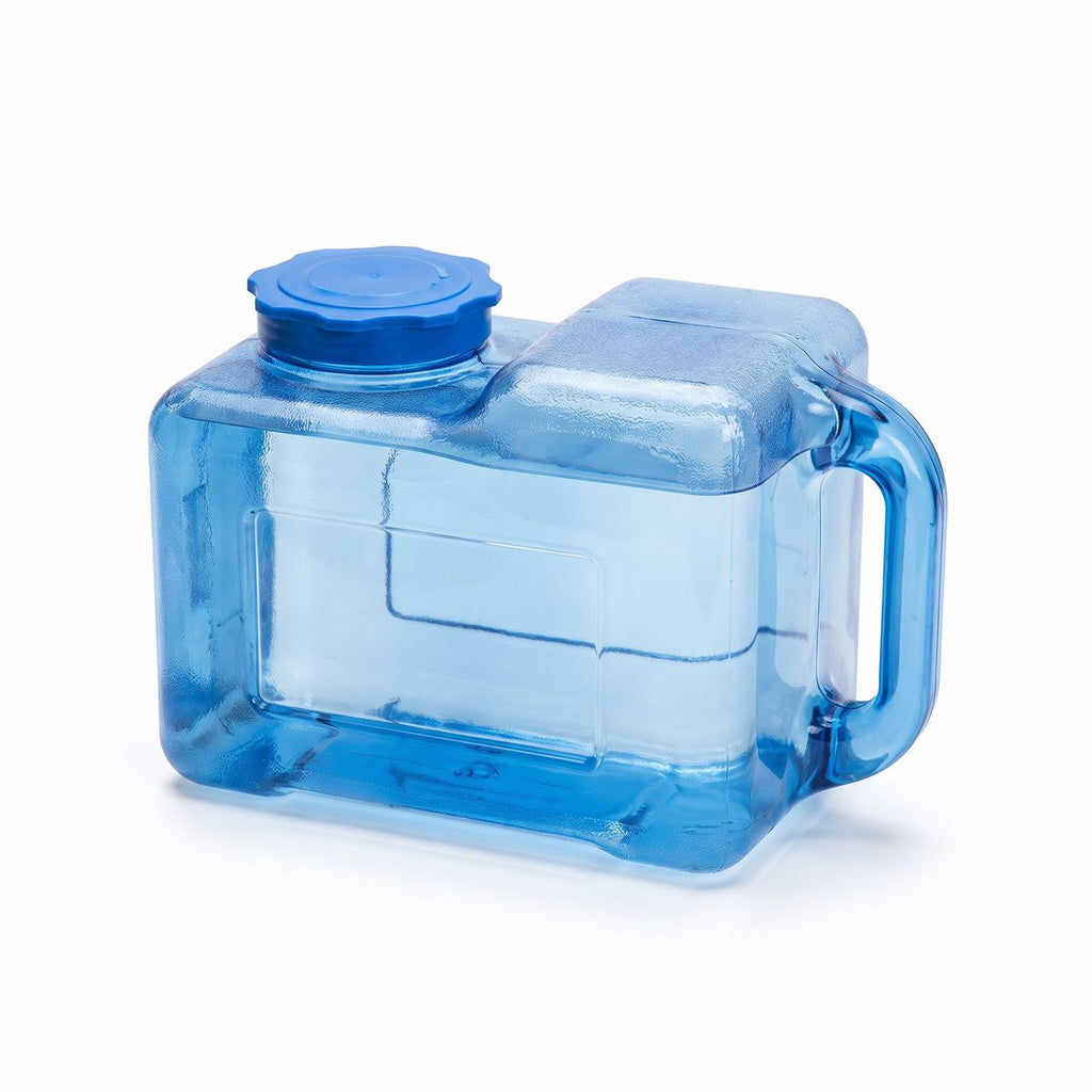 3 Gallon BPA Free Square Bottle with Handle - Clean River Water Store
