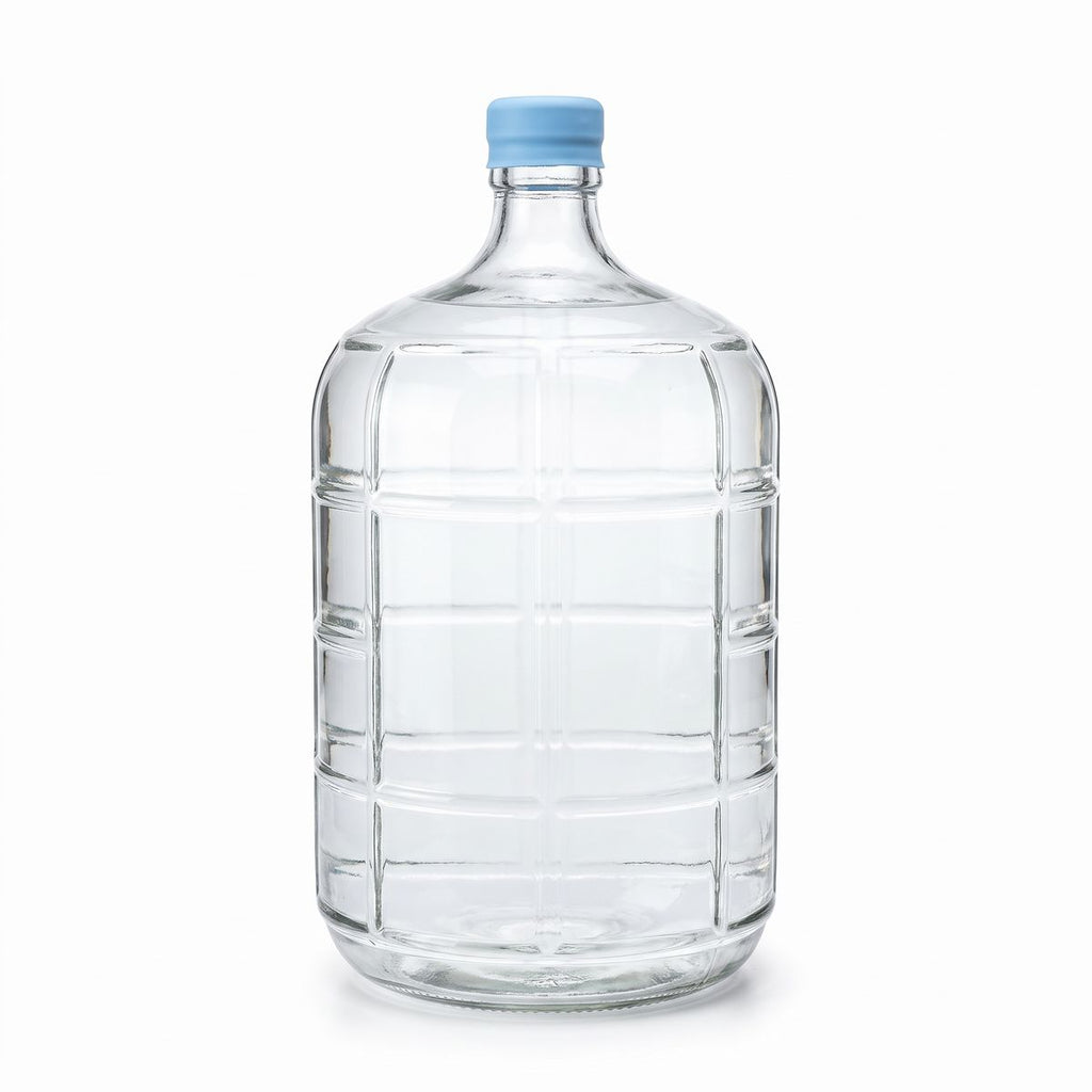 3 Gallon Glass Water Bottle with Silicone Cap - Clean River Water Store