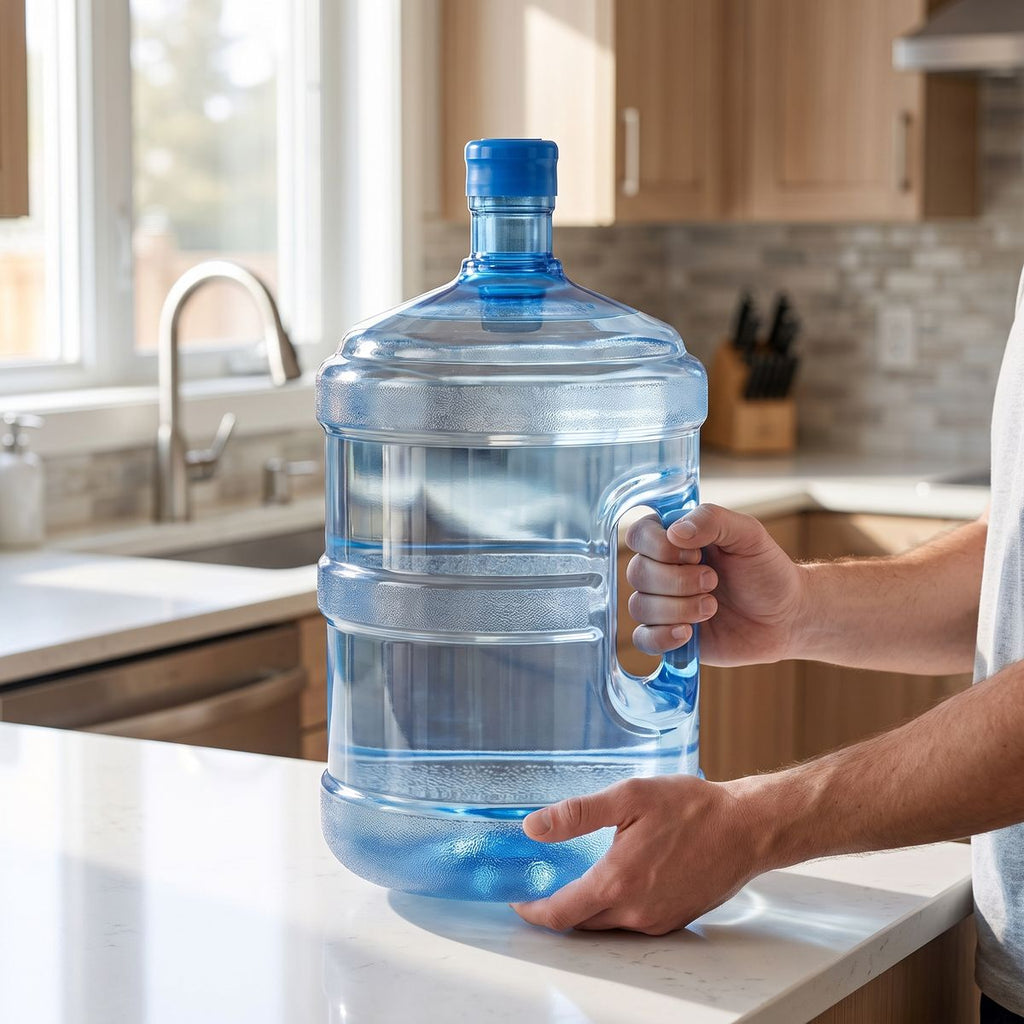3 Gallon PETE Water Bottle, Crown Cap - Clean River Water Store