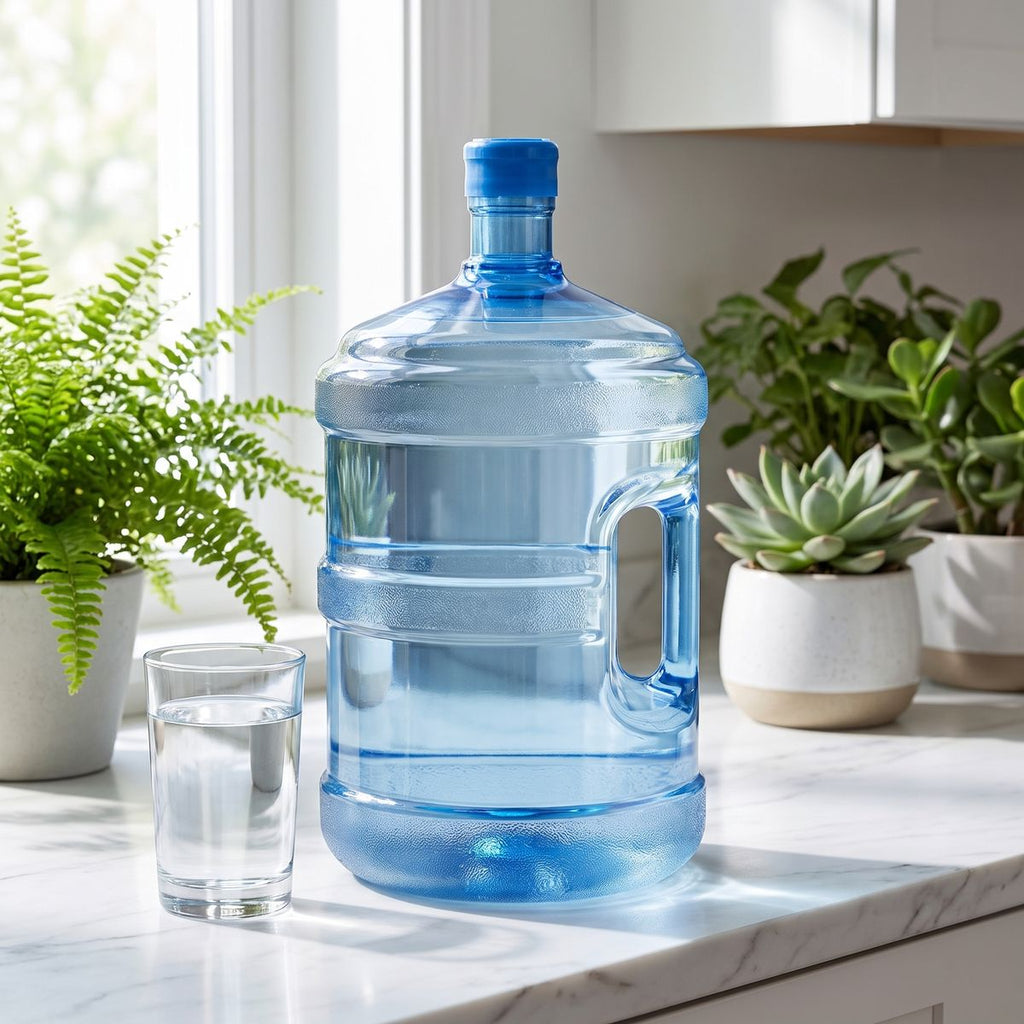 3 Gallon PETE Water Bottle, Crown Cap - Clean River Water Store