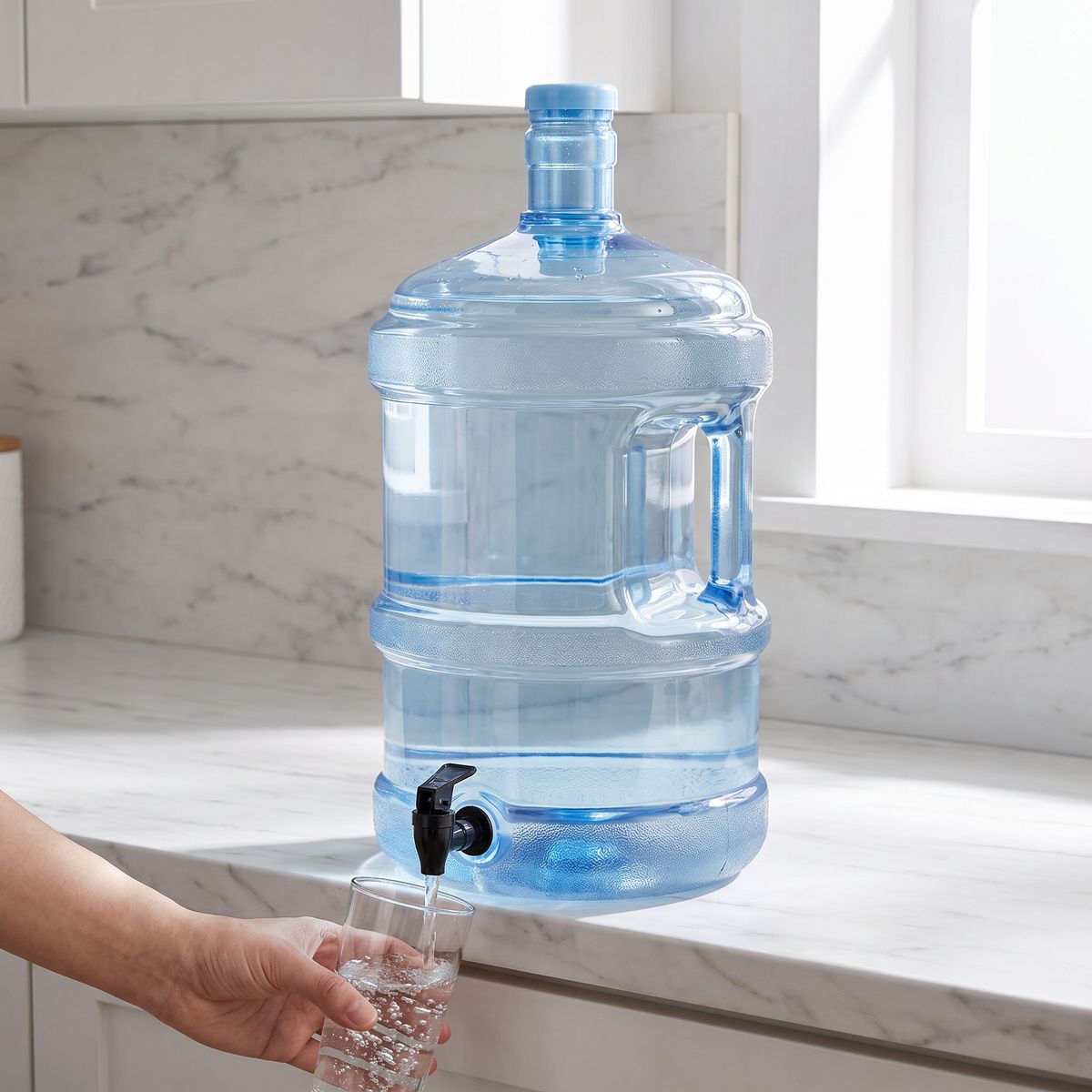 3 Gallon Polycarbonate Bottle with Faucet - Clean River Water Store