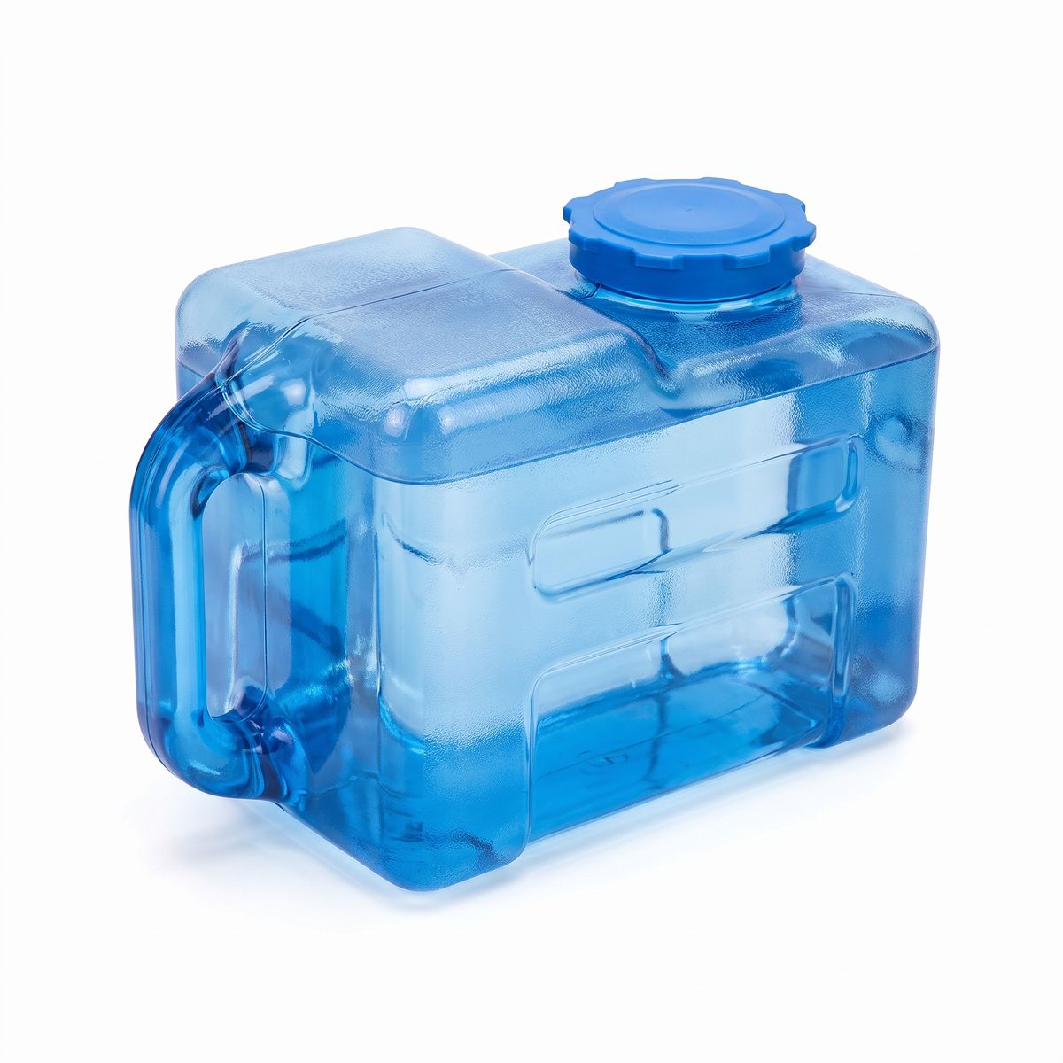 4 Gallon BPA Free Square Bottle with Handle - Clean River Water Store