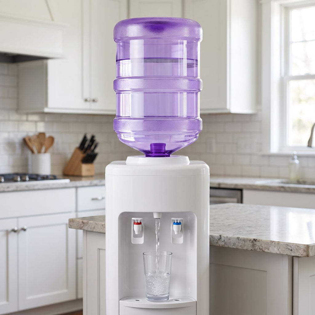 5 Gallon BPA Free Water Bottle, Purple - Clean River Water Store
