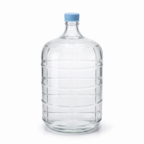 5 Gallon Glass Water Bottle with Silicone Cap