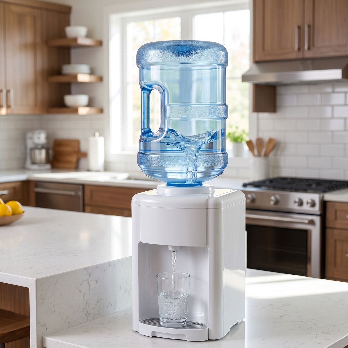 5 Gallon PETE Water Bottle, 55mm Screw Cap - Clean River Water Store