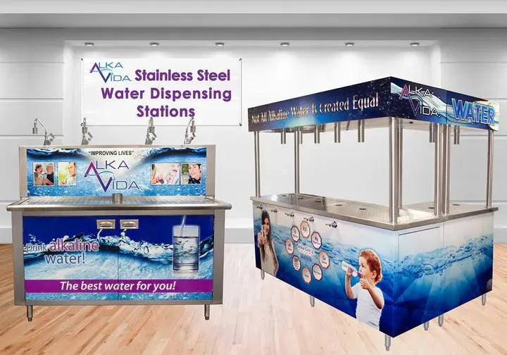 AlkaVida Water Store Equipment - Clean River Water Store