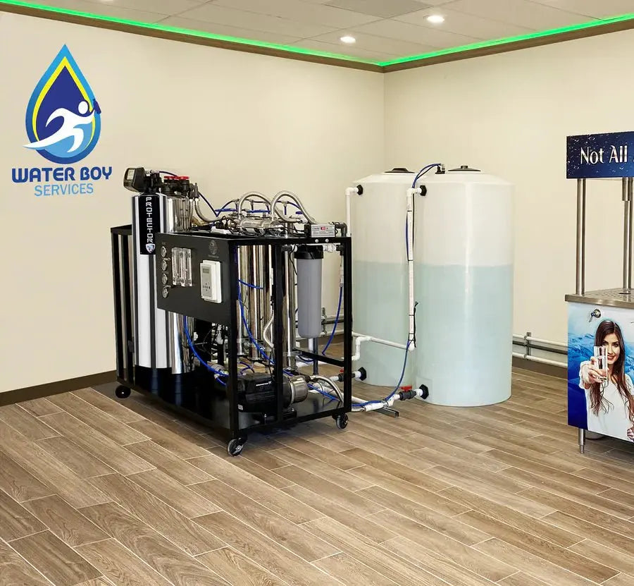 AlkaVida Water Store Equipment - Clean River Water Store