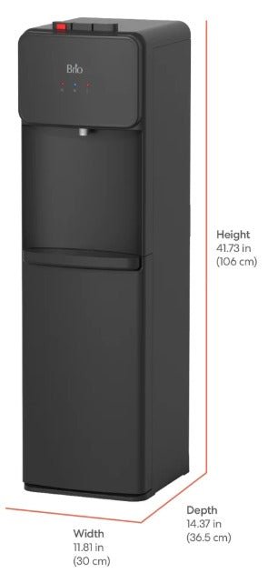 Brio 130 Series Water Dispenser (Black) - Clean River Water Store