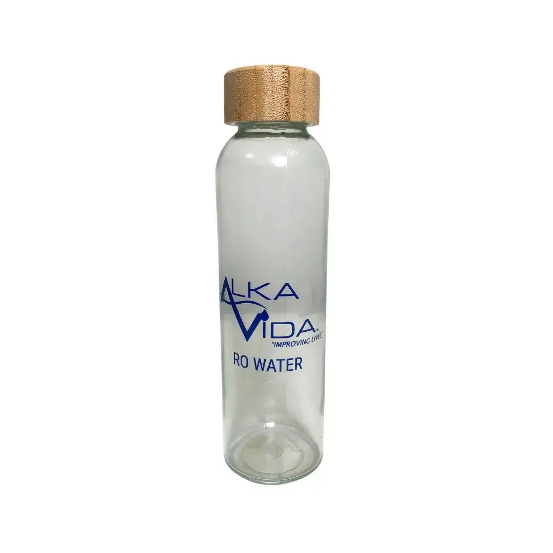 Empty AlkaVida Glass Bottle - "RO WATER" - Clean River Water Store