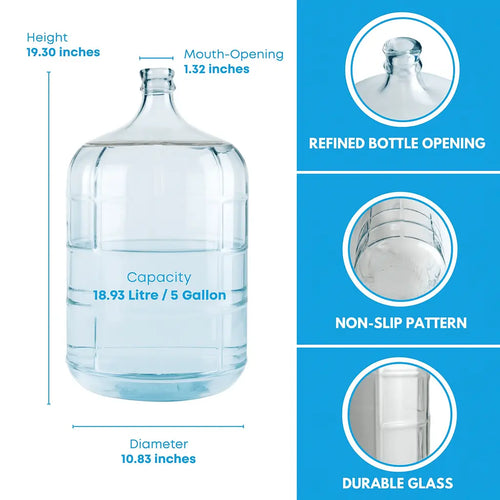 Glass Water Jug - 5 gal - My Store